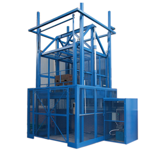 NIULI 2000kg 5000kg plate-forme de travail de levage lourd à dessus droit industriel prix d'ascenseur de cargaison d'entrepôt hydraulique avec boîtier en maille