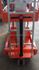 14 mètres vertical électrique hydraulique personne seule table élévatrice aérienne mobile en alliage d'aluminium un homme plate-forme élévatrice
