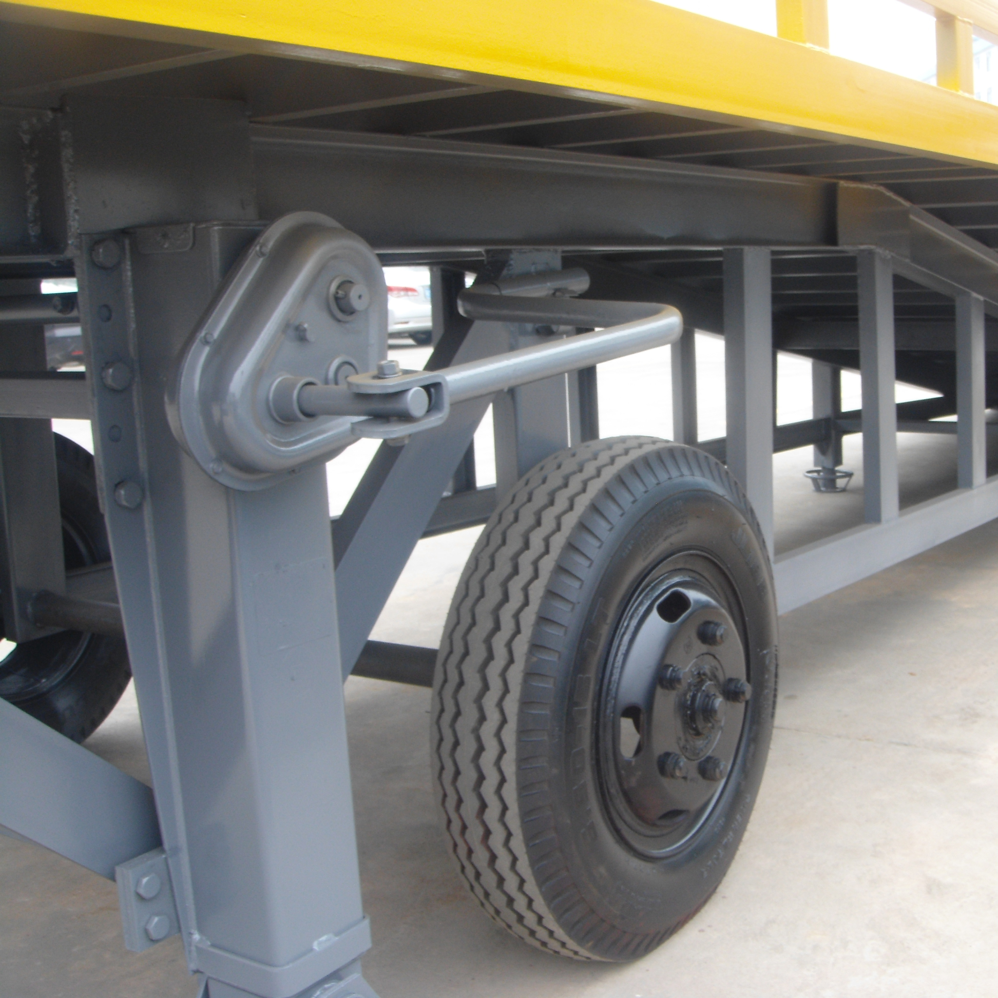 Rampe de chantier mobile hydraulique à pente de quai manuelle réglable en hauteur directe d'usine NIULI pour le chargement du conteneur