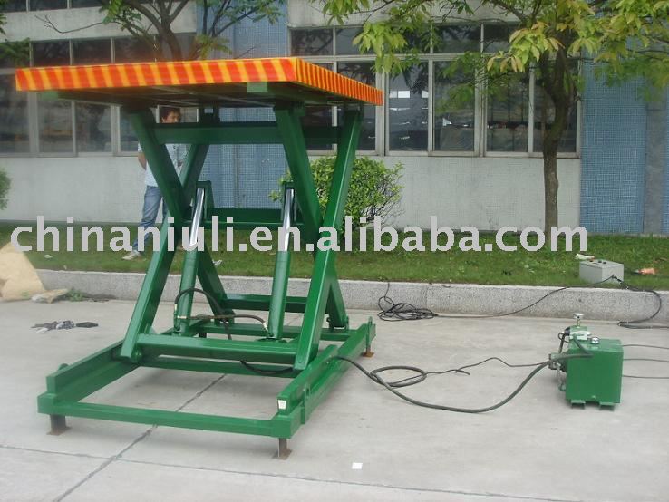 Lifter Machine Man Lift Plate-forme Stationnaire Hydraulique Ciseaux Lift Cargo Table Camion